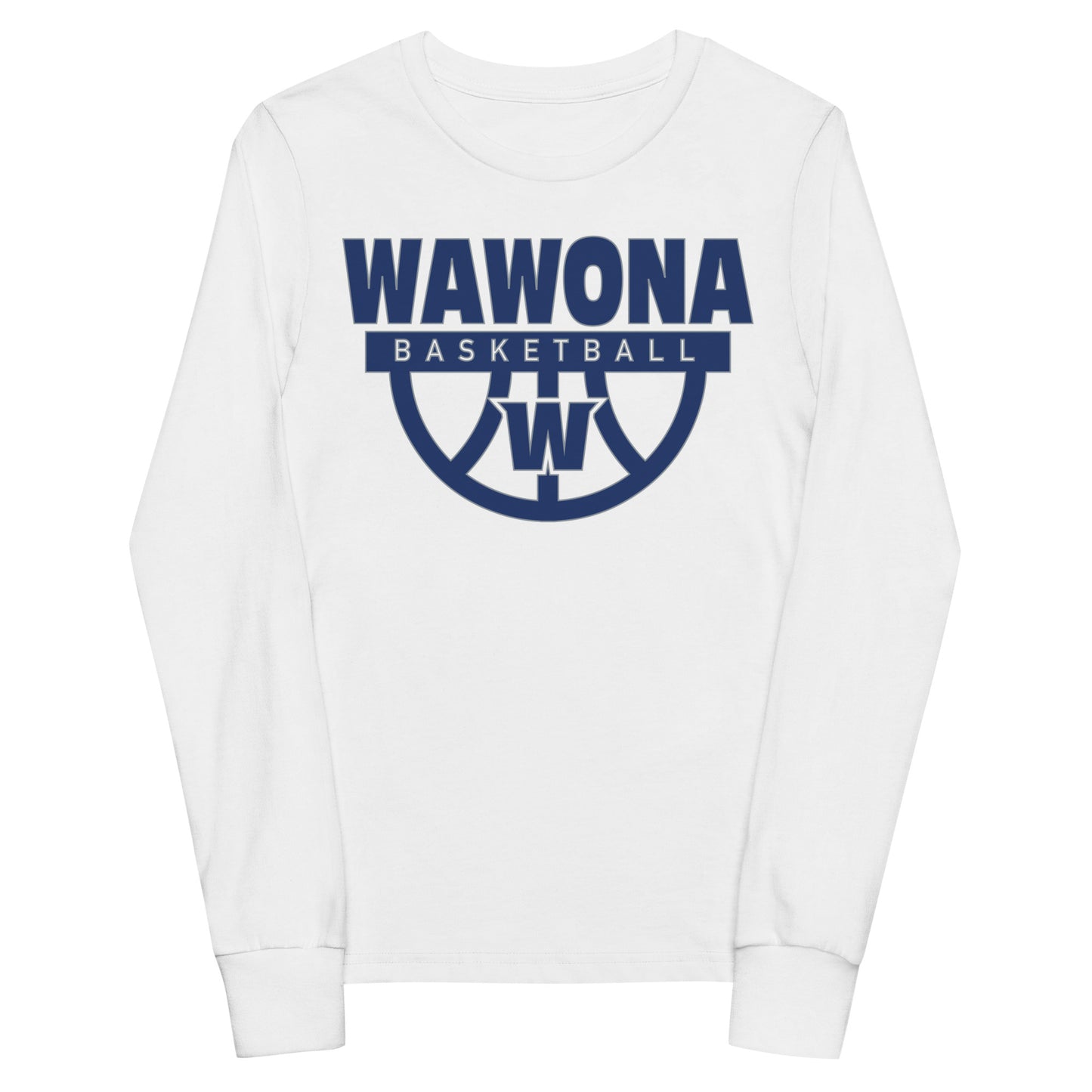 Wawona Basketball Unisex Long Sleeve Tee (Youth)