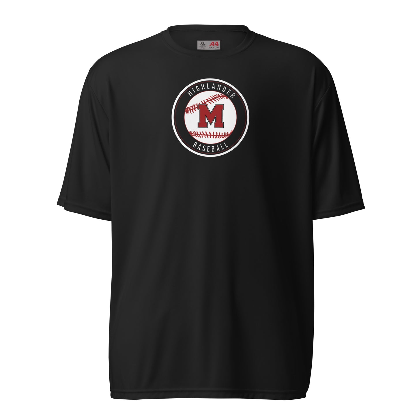 McLane Baseball Crest Unisex Performance Crew Neck Tee