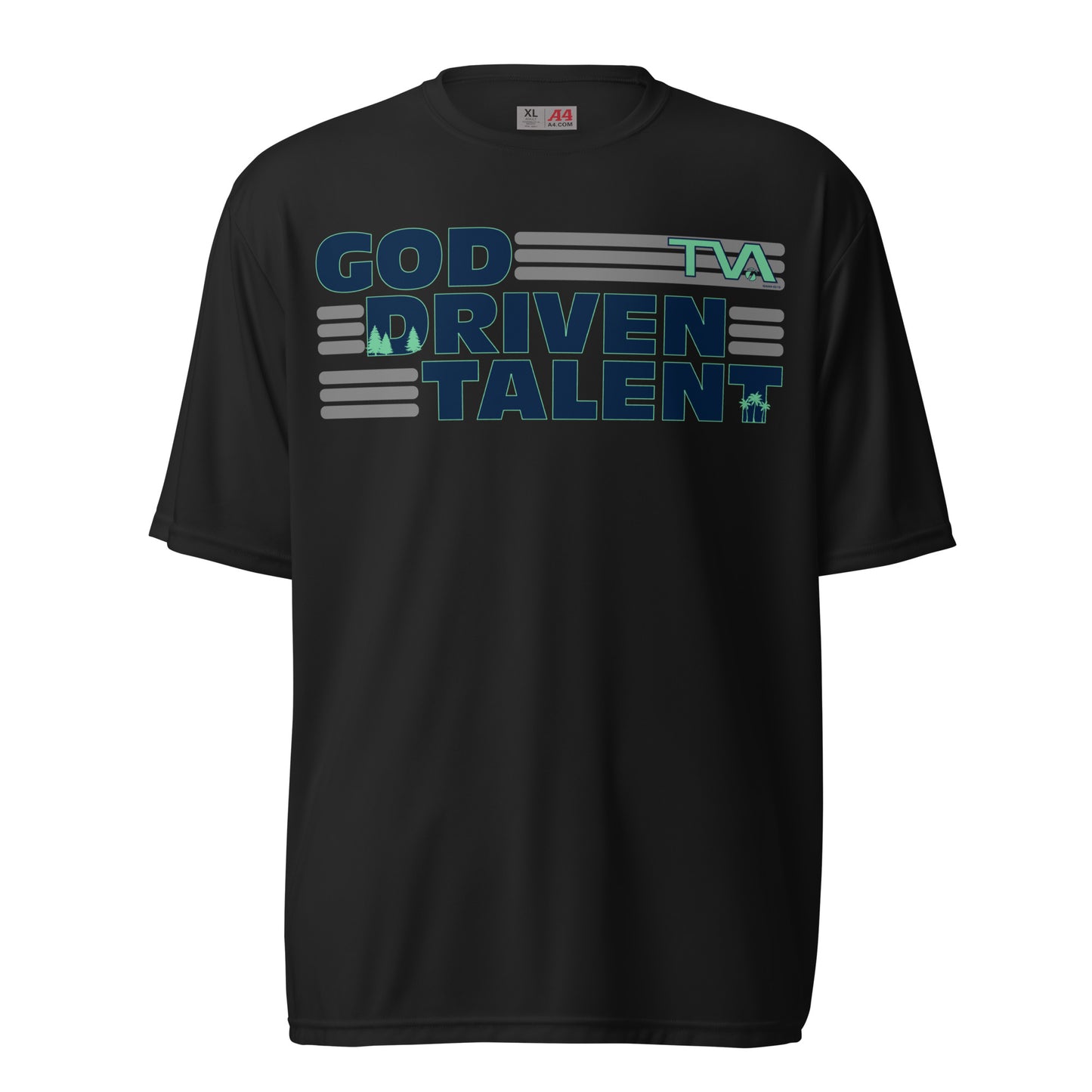 TVA God Driven Unisex performance Crew Neck T-shirt