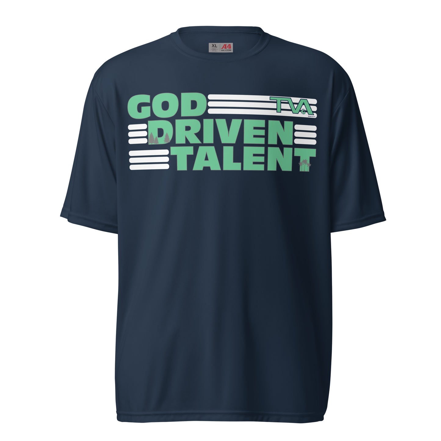 TVA God Driven Unisex performance Crew Neck T-shirt