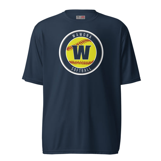 Wawona Softball Unisex Performance Crew Neck T-shirt