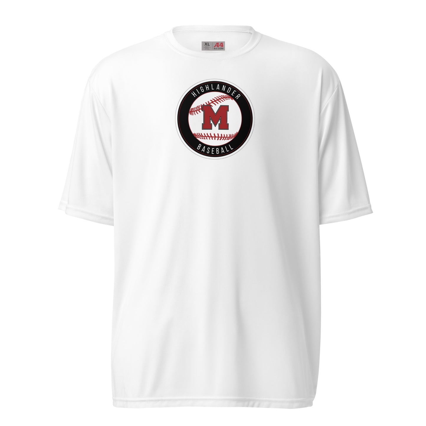 McLane Baseball Crest Unisex Performance Crew Neck Tee