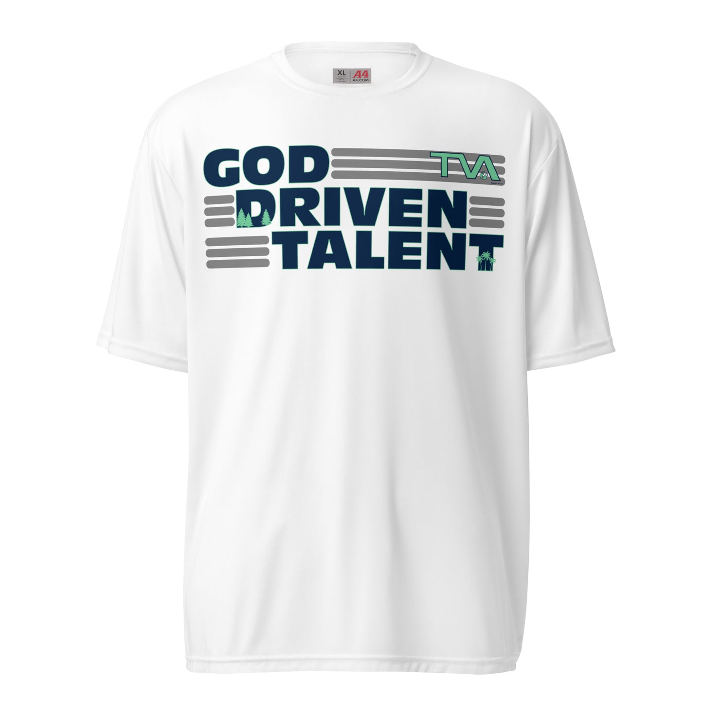 TVA God Driven Unisex performance Crew Neck T-shirt