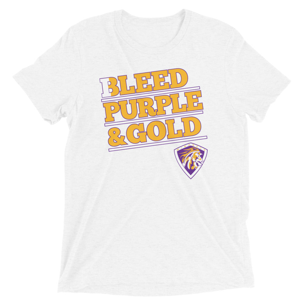 I Bleed Purple and Gold Tee