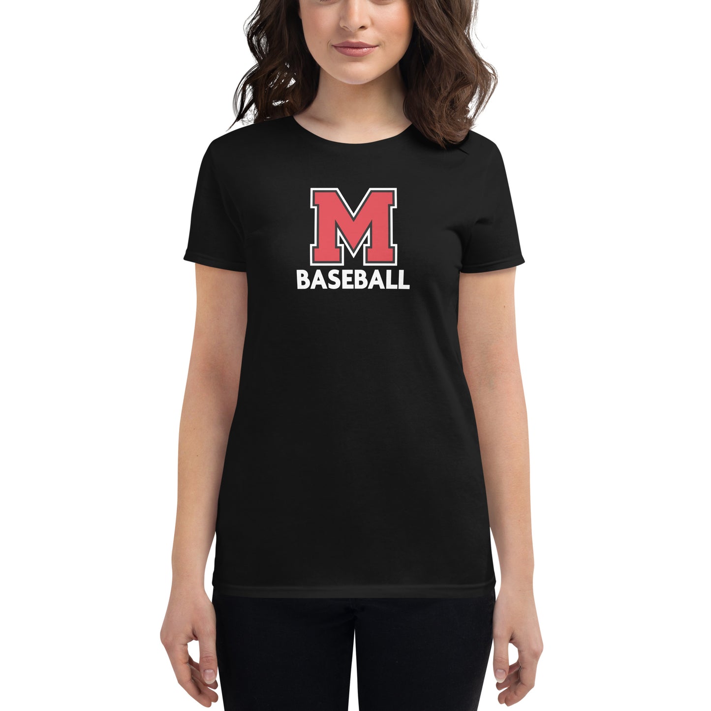 McLane Baseball Block M Women's Short Sleeve Tee