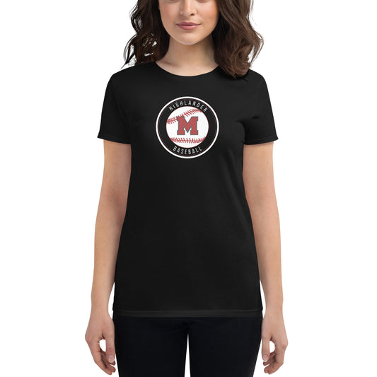 McLane Baseball Crest Women's Short Sleeve Tee