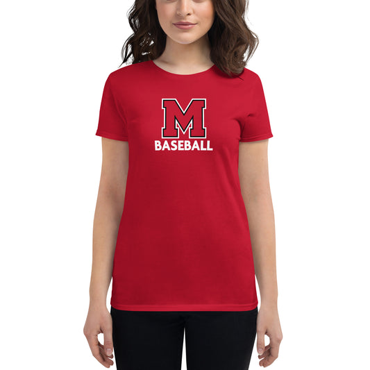 McLane Baseball Block M Women's Short Sleeve Tee