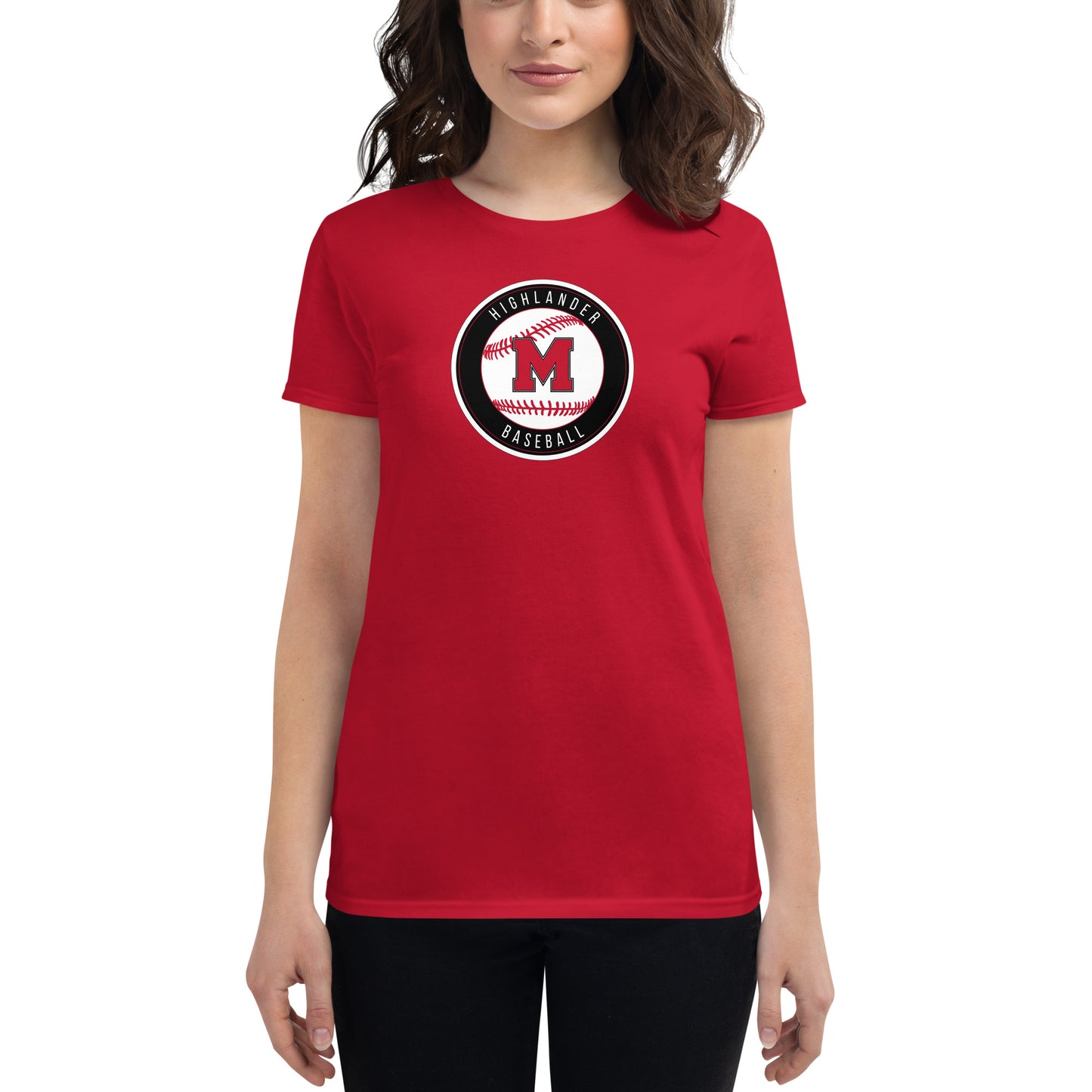 McLane Baseball Crest Women's Short Sleeve Tee