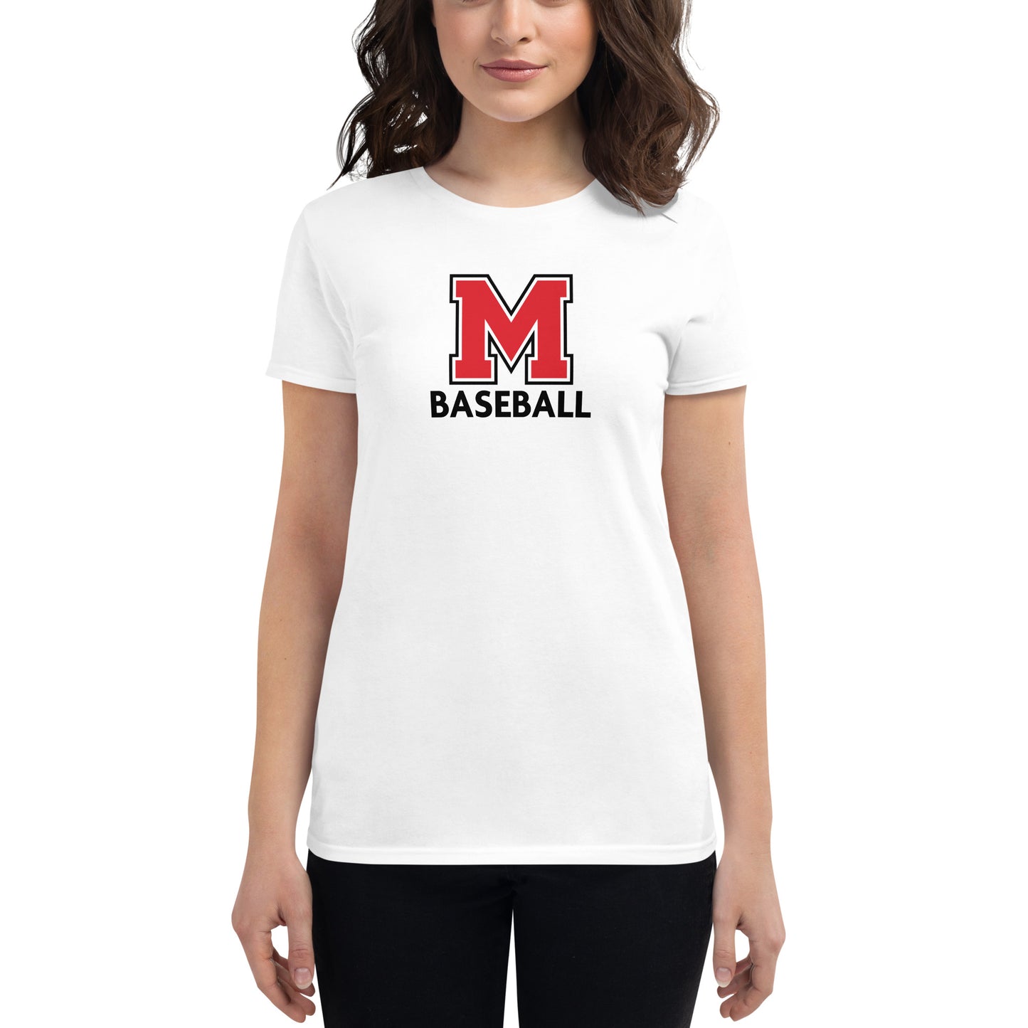 McLane Baseball Block M Women's Short Sleeve Tee