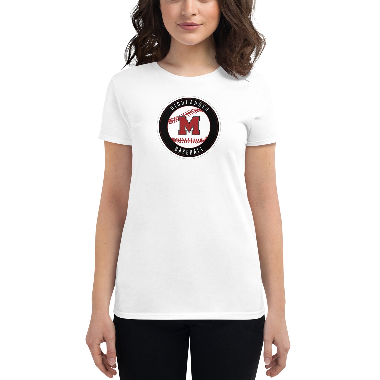 McLane Baseball Crest Women's Short Sleeve Tee