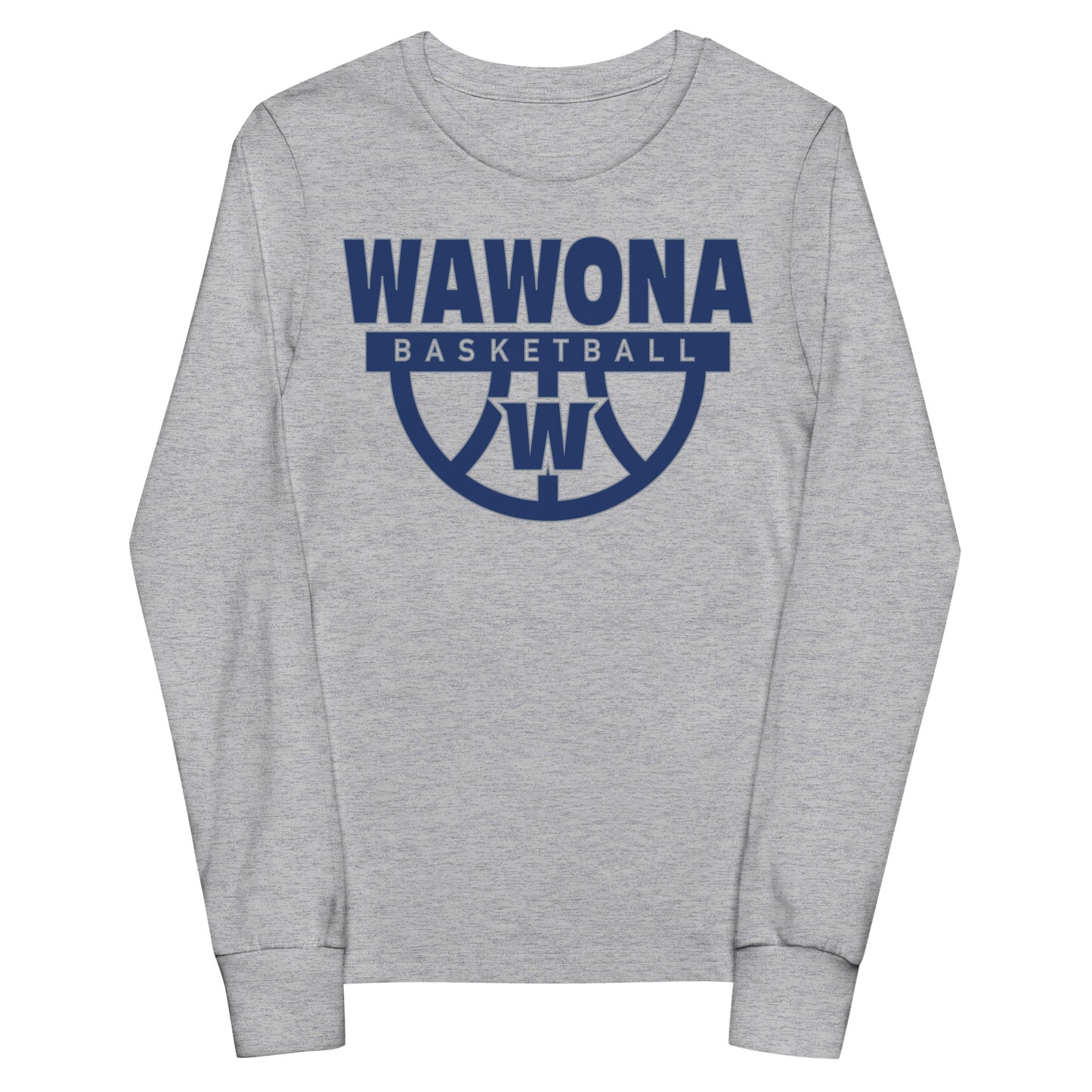 Wawona Basketball Unisex Long Sleeve Tee (Youth)