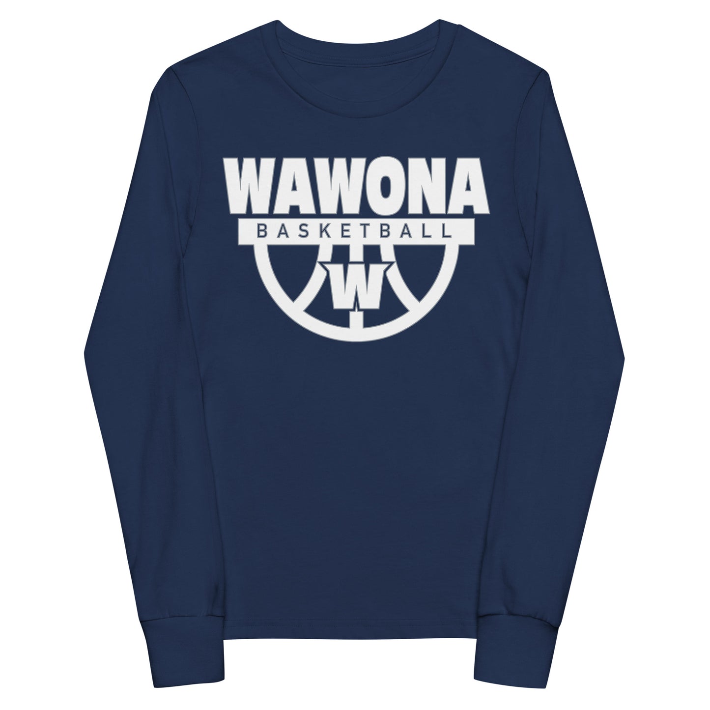 Wawona Basketball Unisex Long Sleeve Tee (Youth)